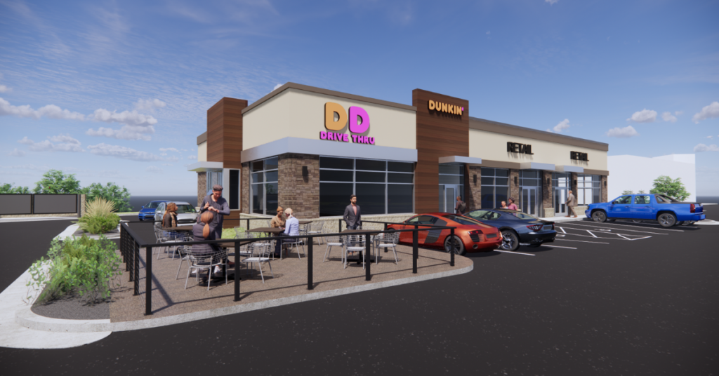 Dunkin' Anchored Retail + Office Space For Lease Parcel